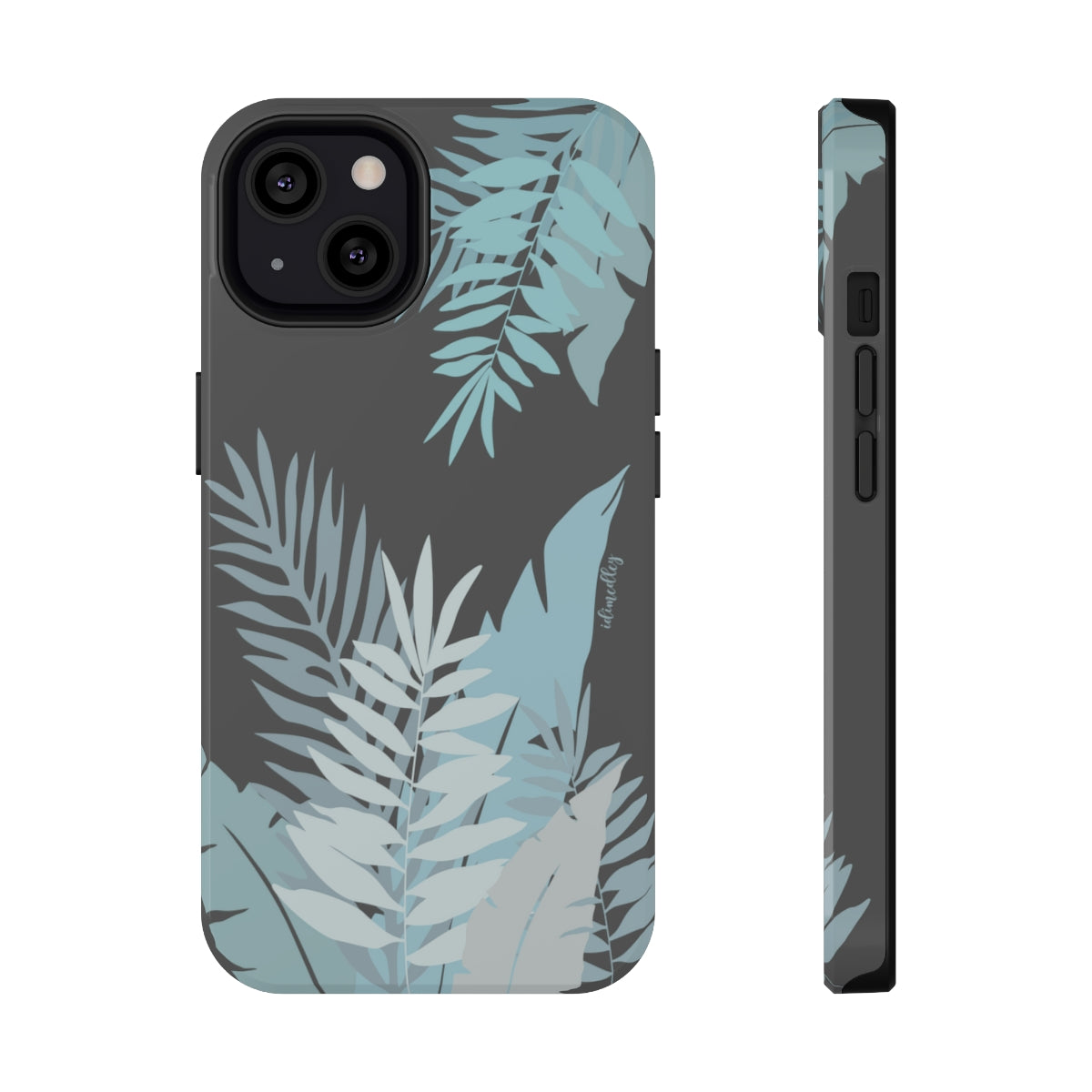 Whispering Leaves (Blue and Gray)