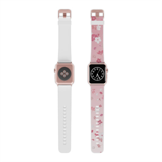 Watch Band for Apple Watch- Falling Sakura Cherry Blossoms