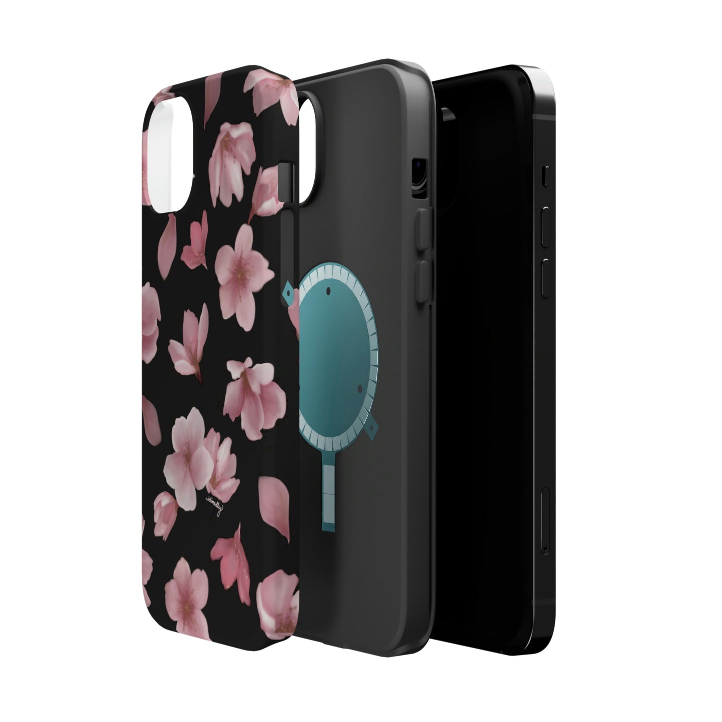 Sakura Cherry Blossoms in Spring (Black), MagSafe