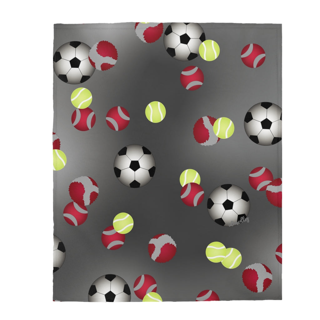 Velveteen Blanket- Toss it Hooman!