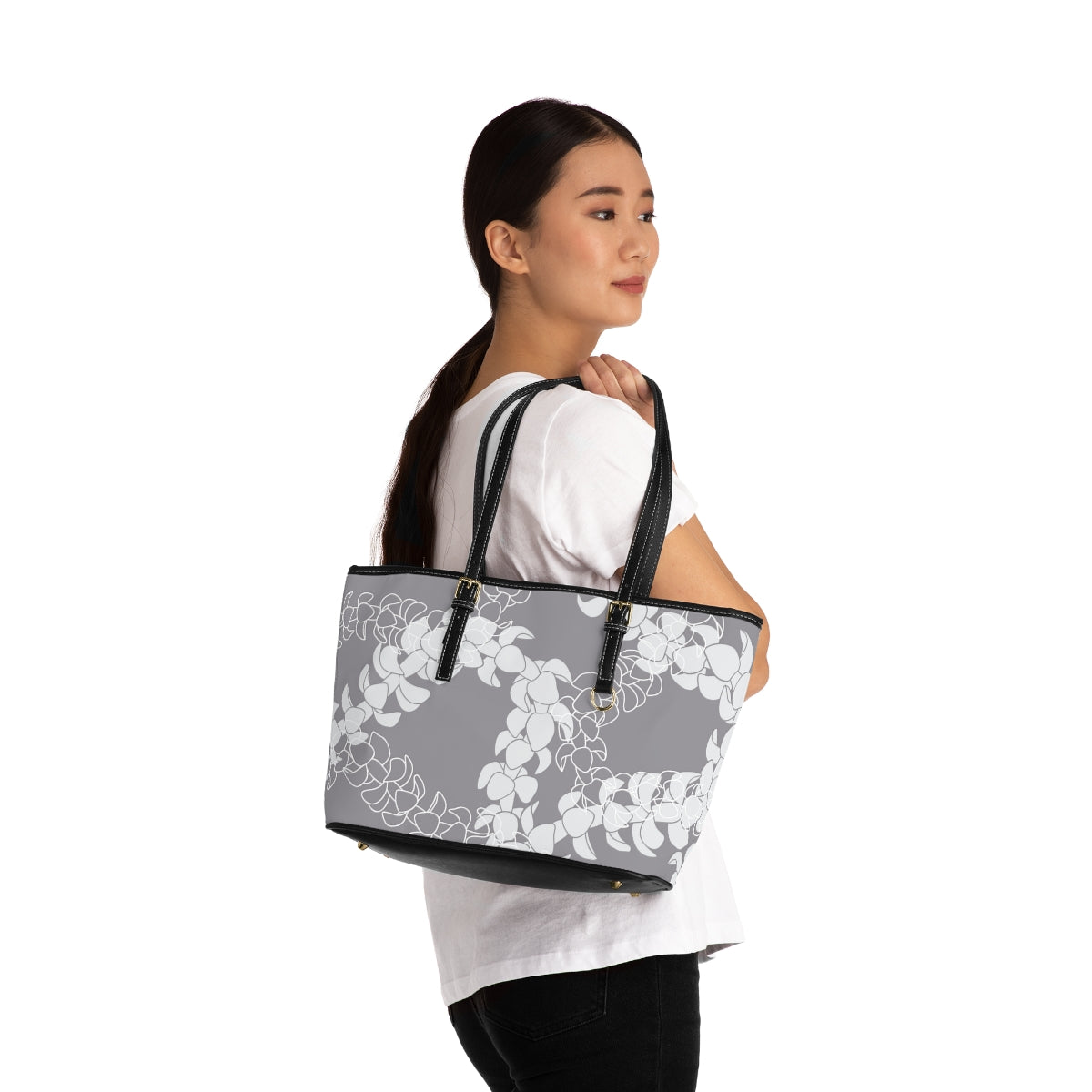 Shoulder Bag- Puakenikeni Curvilinear Lei (Poi-ish)