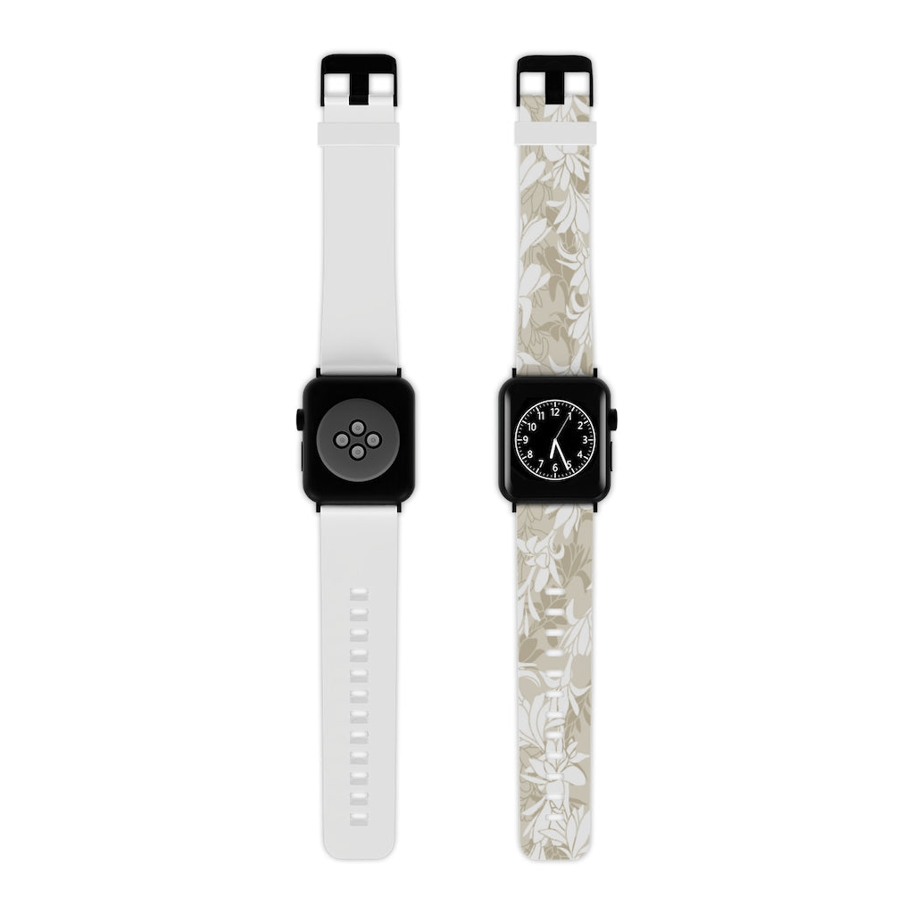 Watch Band for Apple Watch- Tuberoses for Nohea (Sand)