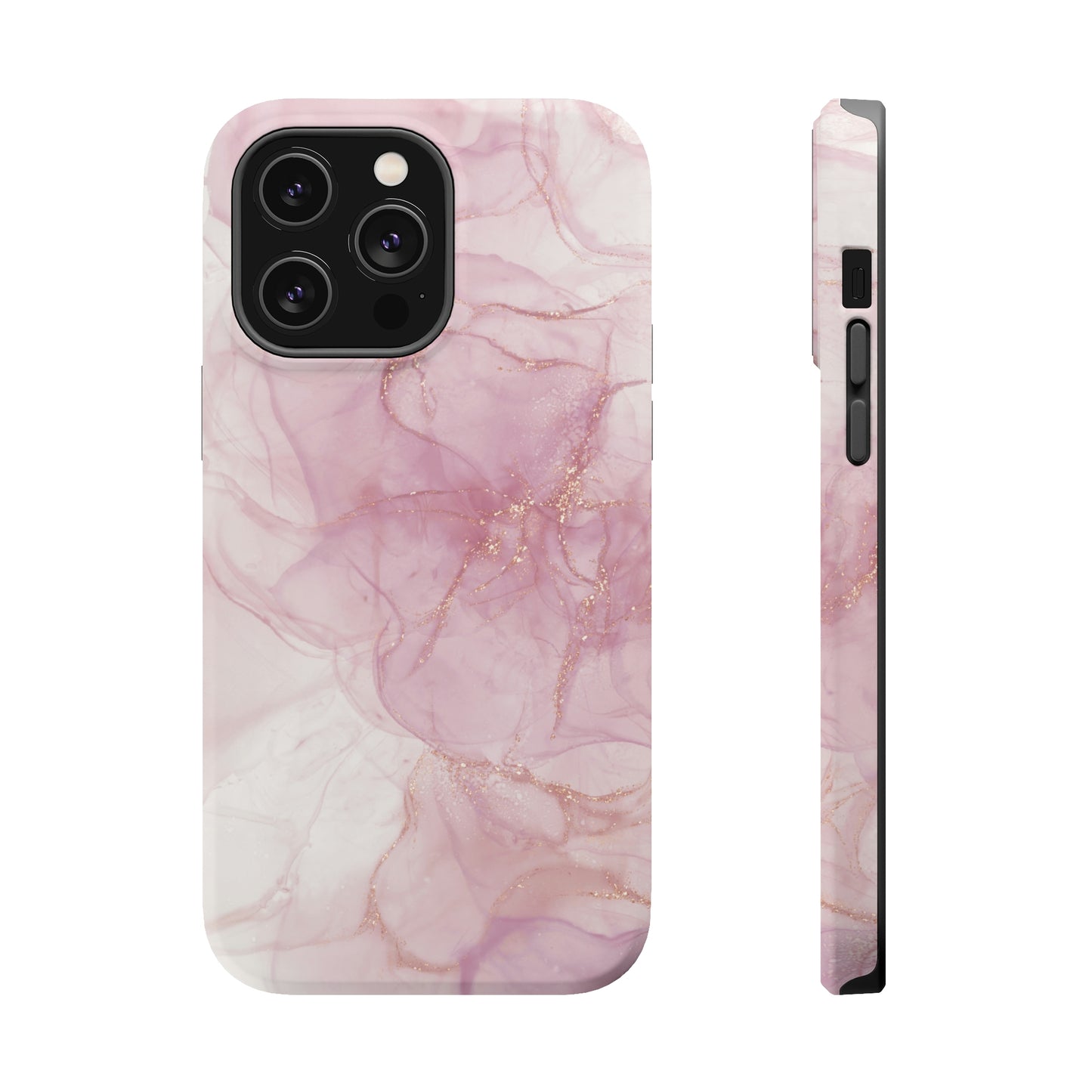 Rose Gold Alcohol Ink Art, MagSafe