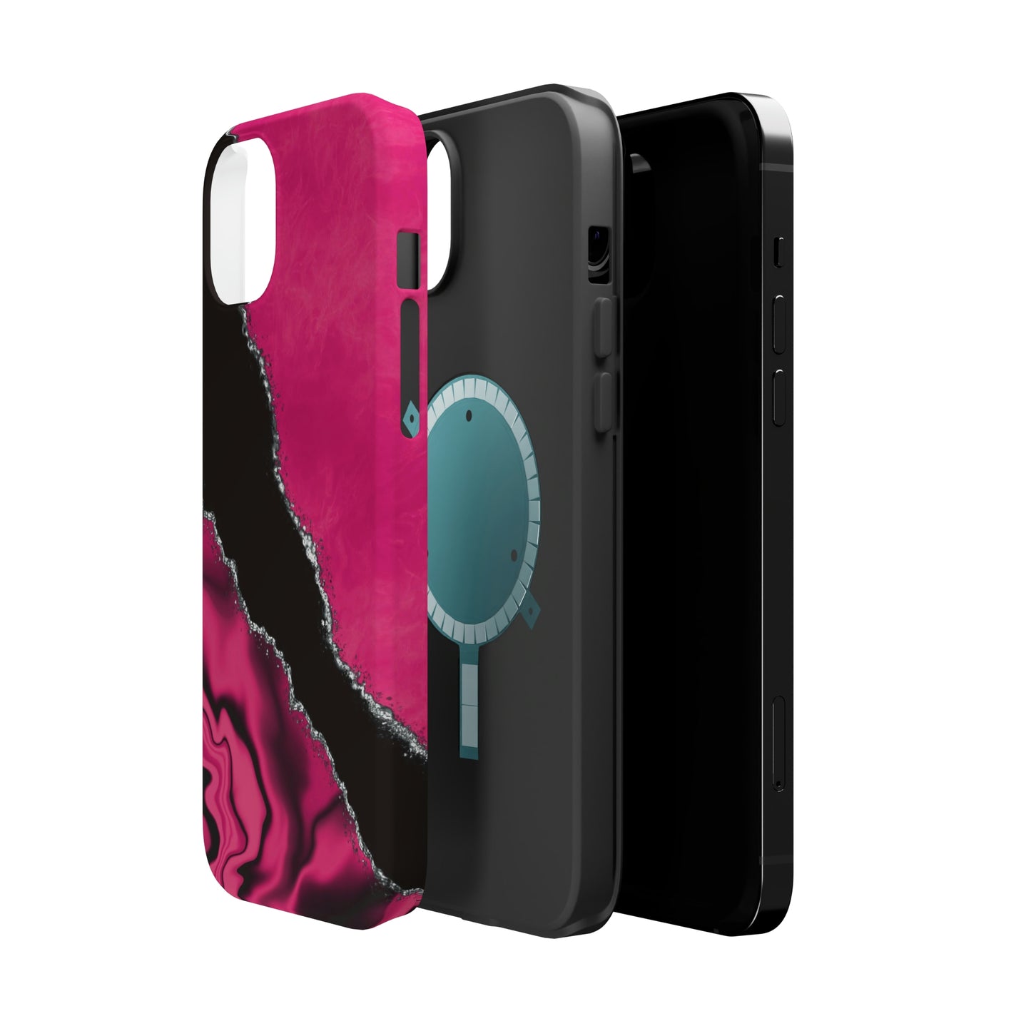 Marble Art Hot Pink Geode, MagSafe