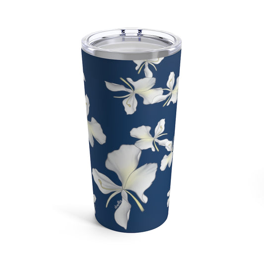 Tumbler 20oz- Awapuhi Falling (Navy Blue)