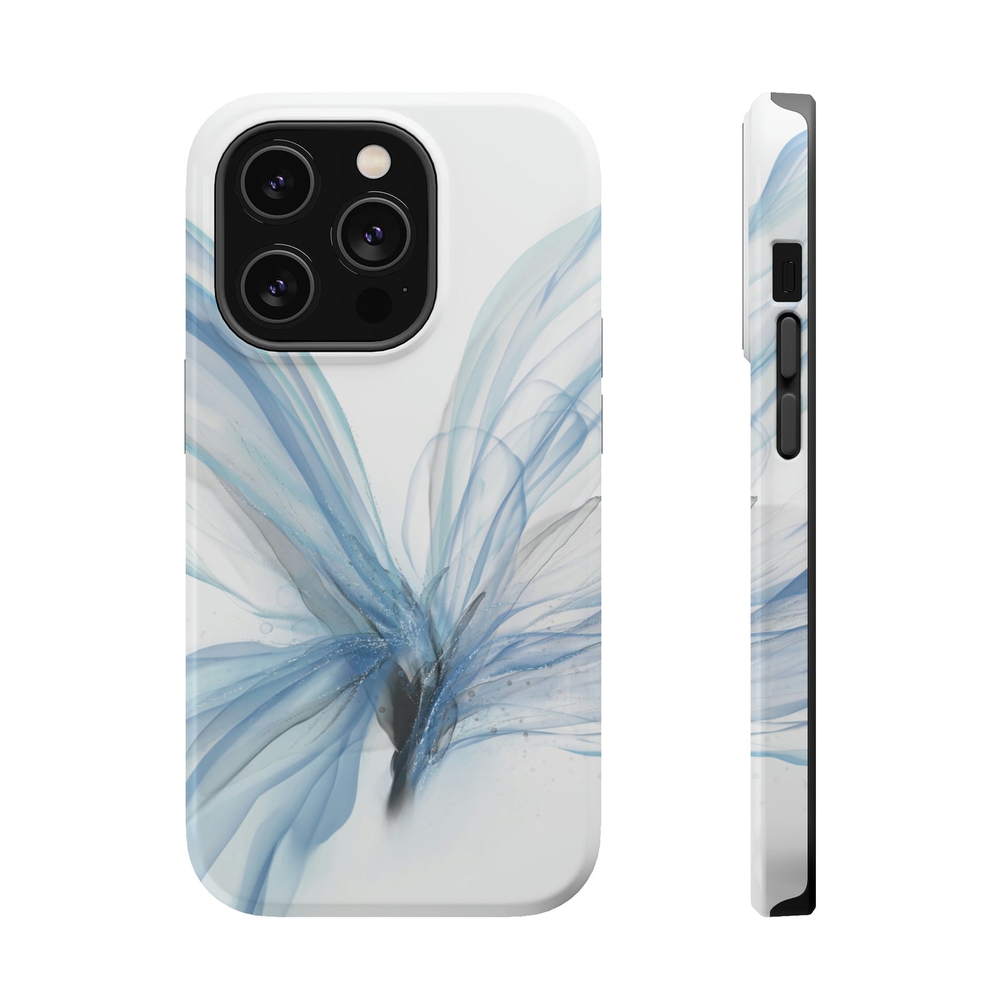 Blue Butterfly Alcohol Ink, MagSafe