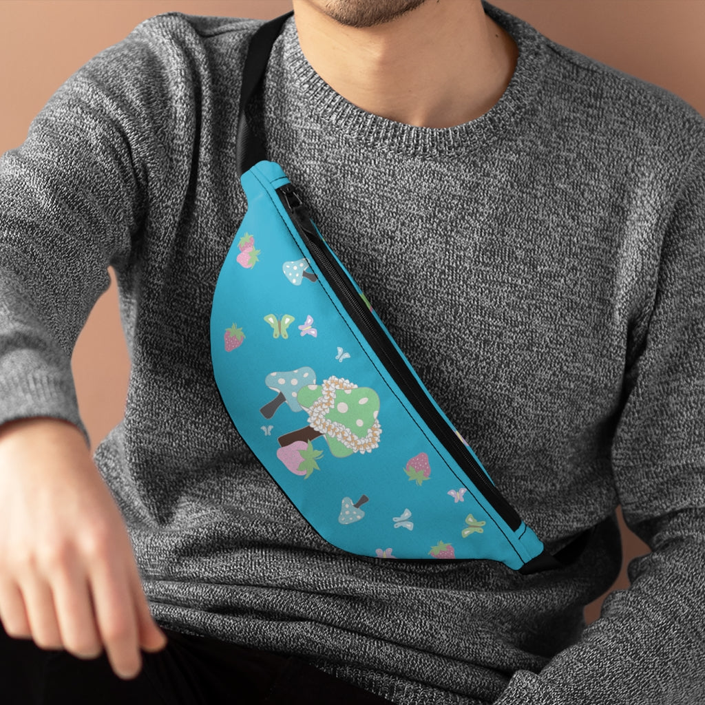 Waist/Hip/Shoulder Pack- Bloom Parade (Blue Lagoon)