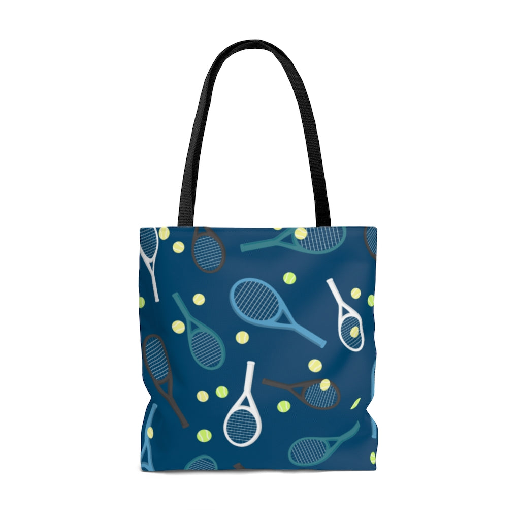 Tote bag- Tennis Precession (Deep Ocean)