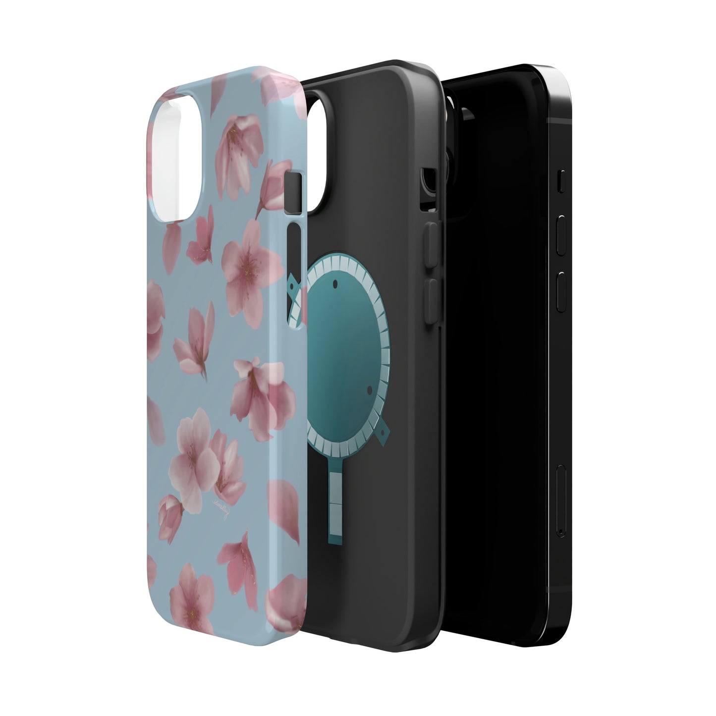 Sakura Cherry Blossoms in Spring (Light Blue), MagSafe