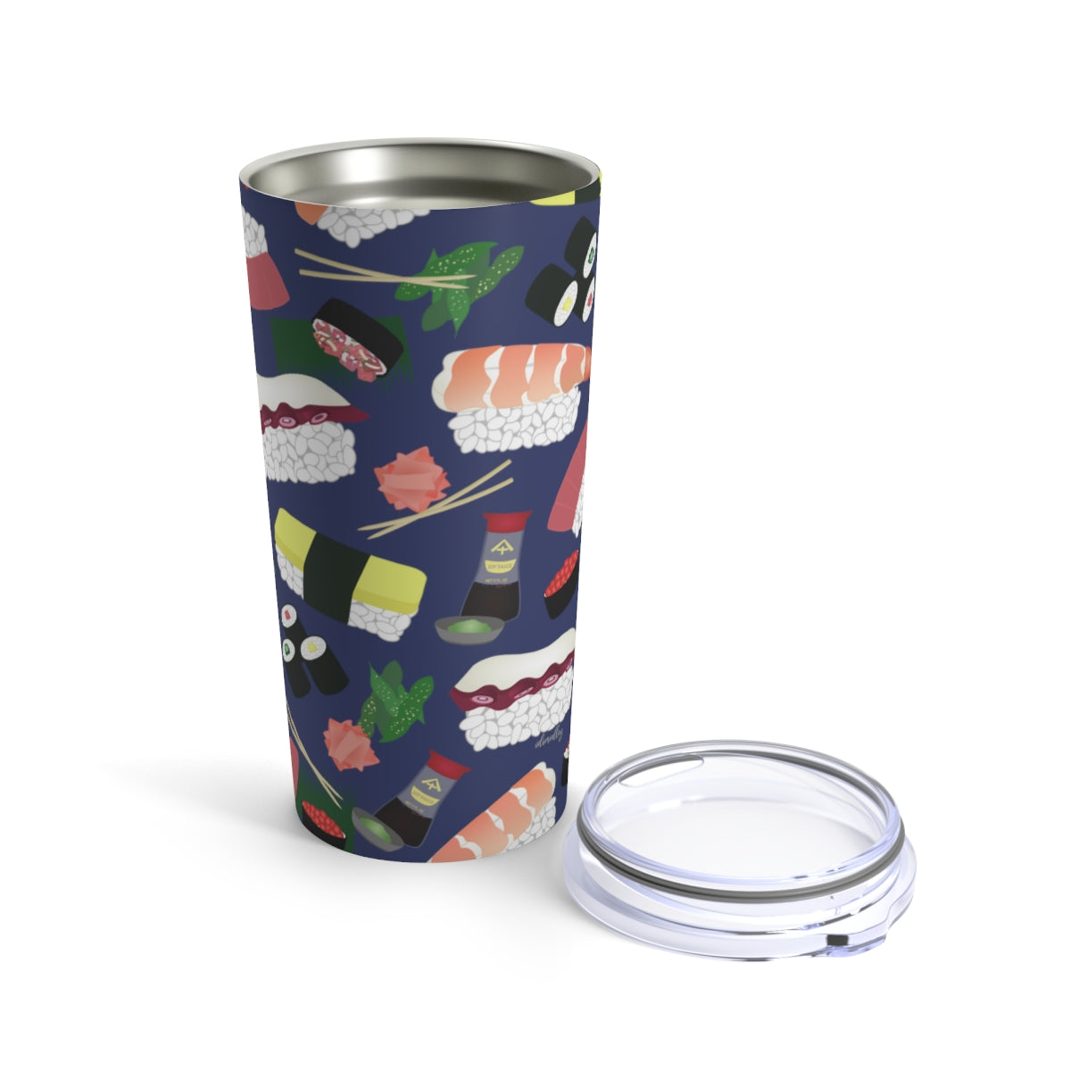 Tumbler 20oz- Sushi Lovers in Blue