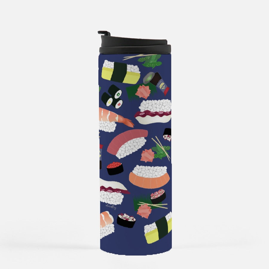 Thermal Tumbler 16 oz- Sushi Lovers (Blue)