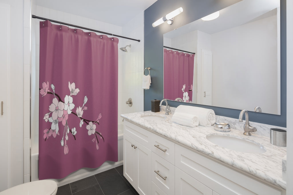 Shower Curtain- Sakura Blooms (Ume)