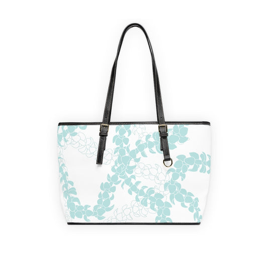 Shoulder Bag- Puakenikeni Curvilinear Lei (Turquiose Splash)