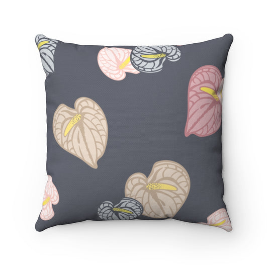 Throw Pillow Cover- Anthuriums Abound Night Sunset