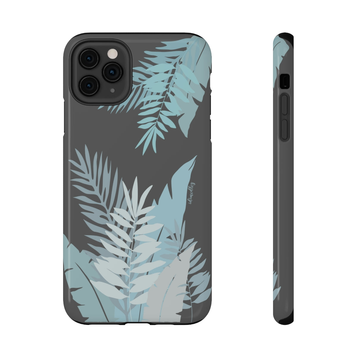 Whispering Leaves (Blue and Gray)