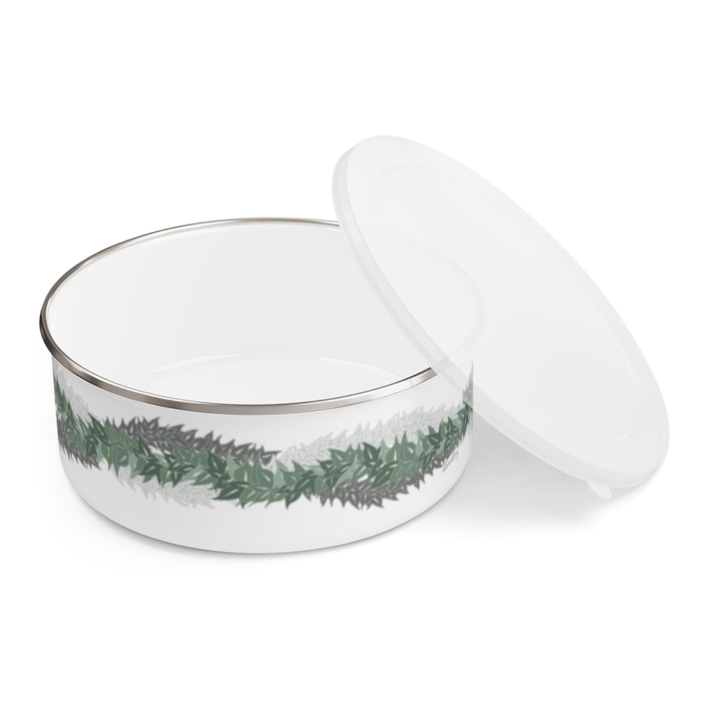 Enamel Bowl- Maile Twines