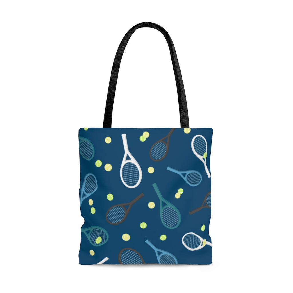 Tote bag- Tennis Precession (Deep Ocean)