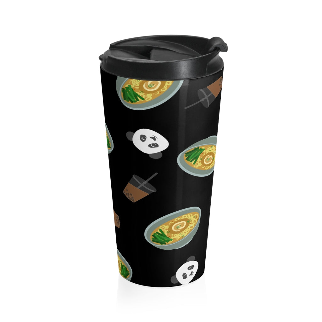 Tumbler/Travel Mug 15 oz- Midi the Ramen Panda