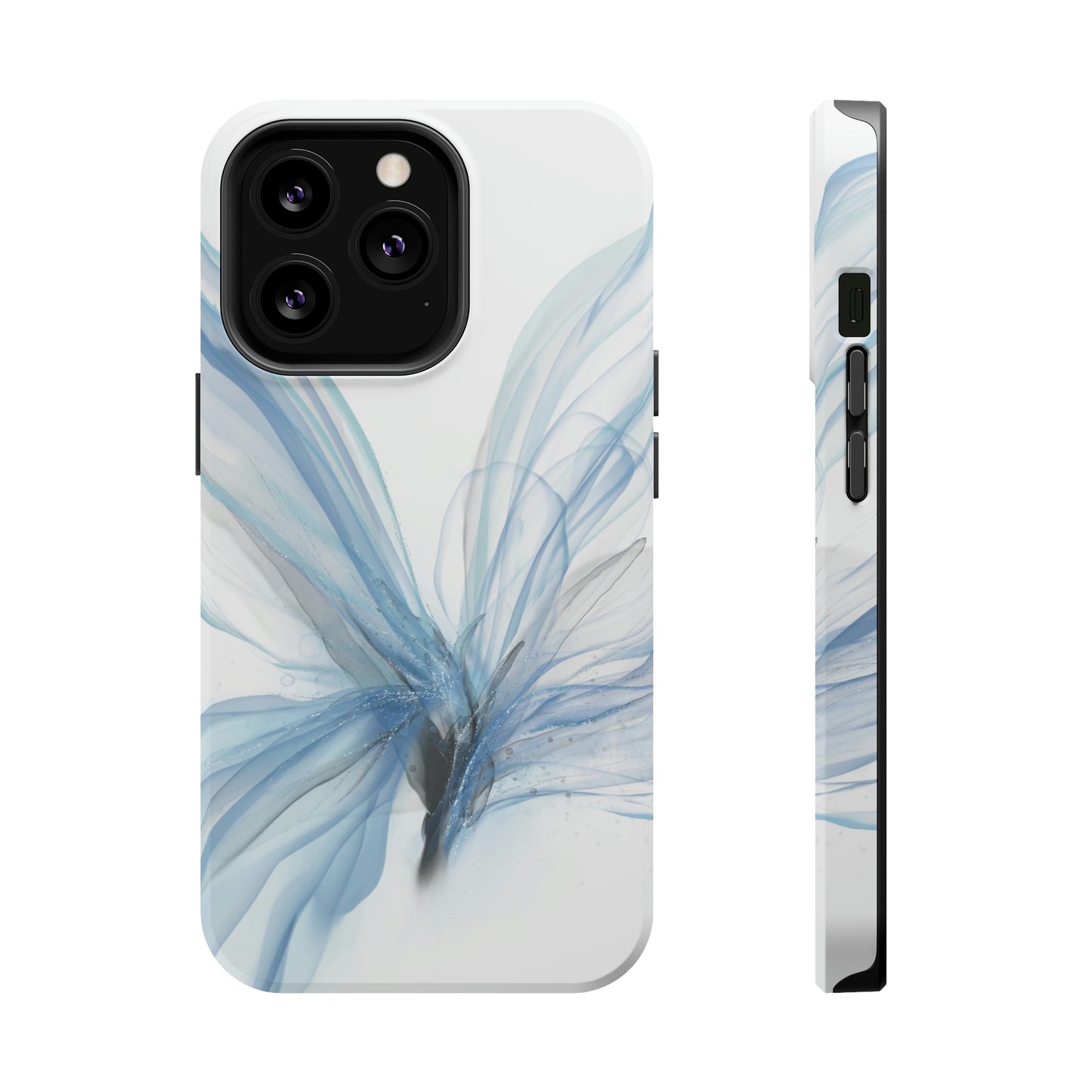 Blue Butterfly Alcohol Ink, MagSafe