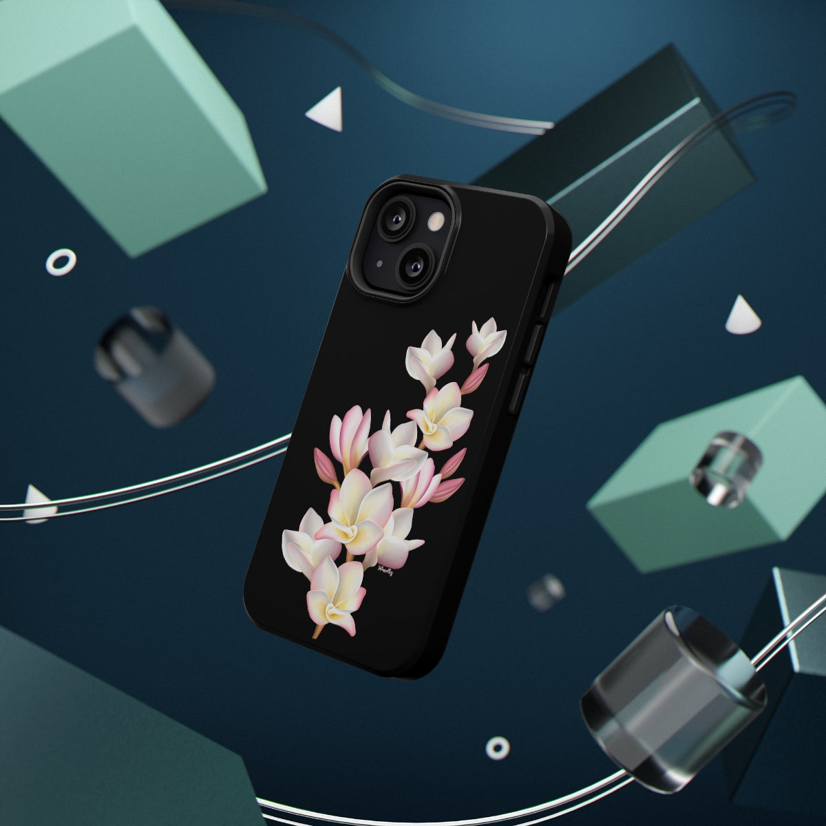 Plumeria Cluster (Black)
