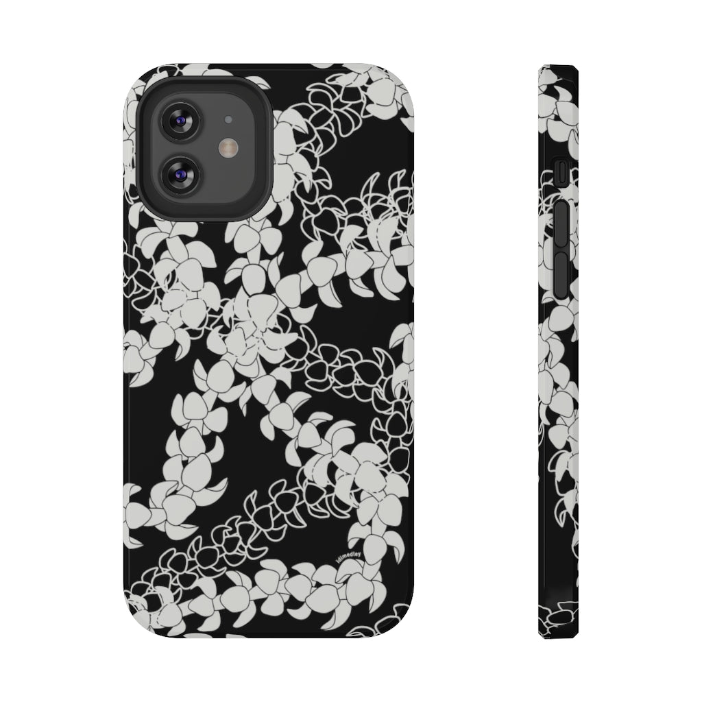 Puakenikeni Curvilinear Lei (Black)