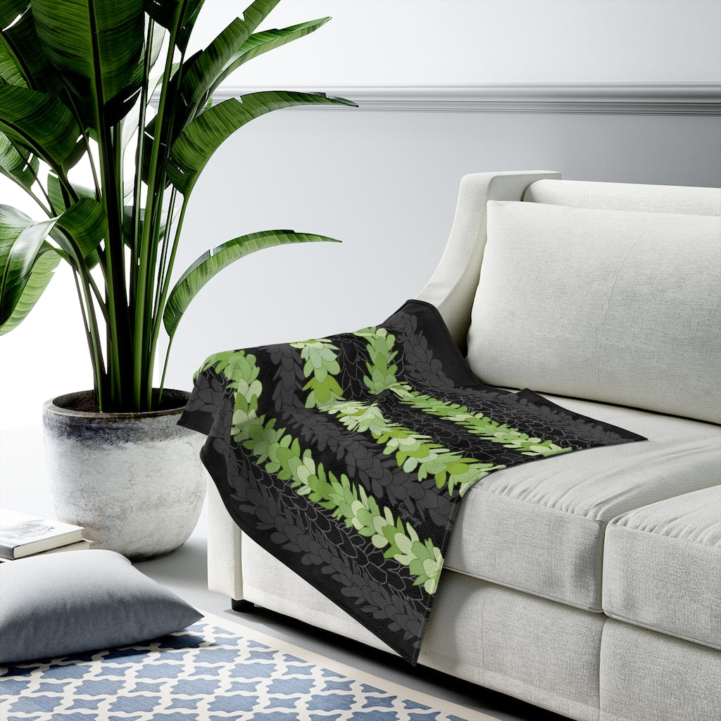 Velveteen Blanket- Pakalana Night Bouquet