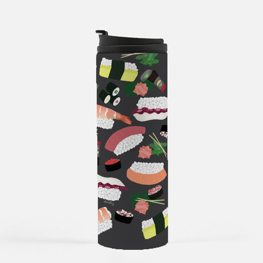 Thermal Tumbler 16 oz- Sushi Lovers in Gray
