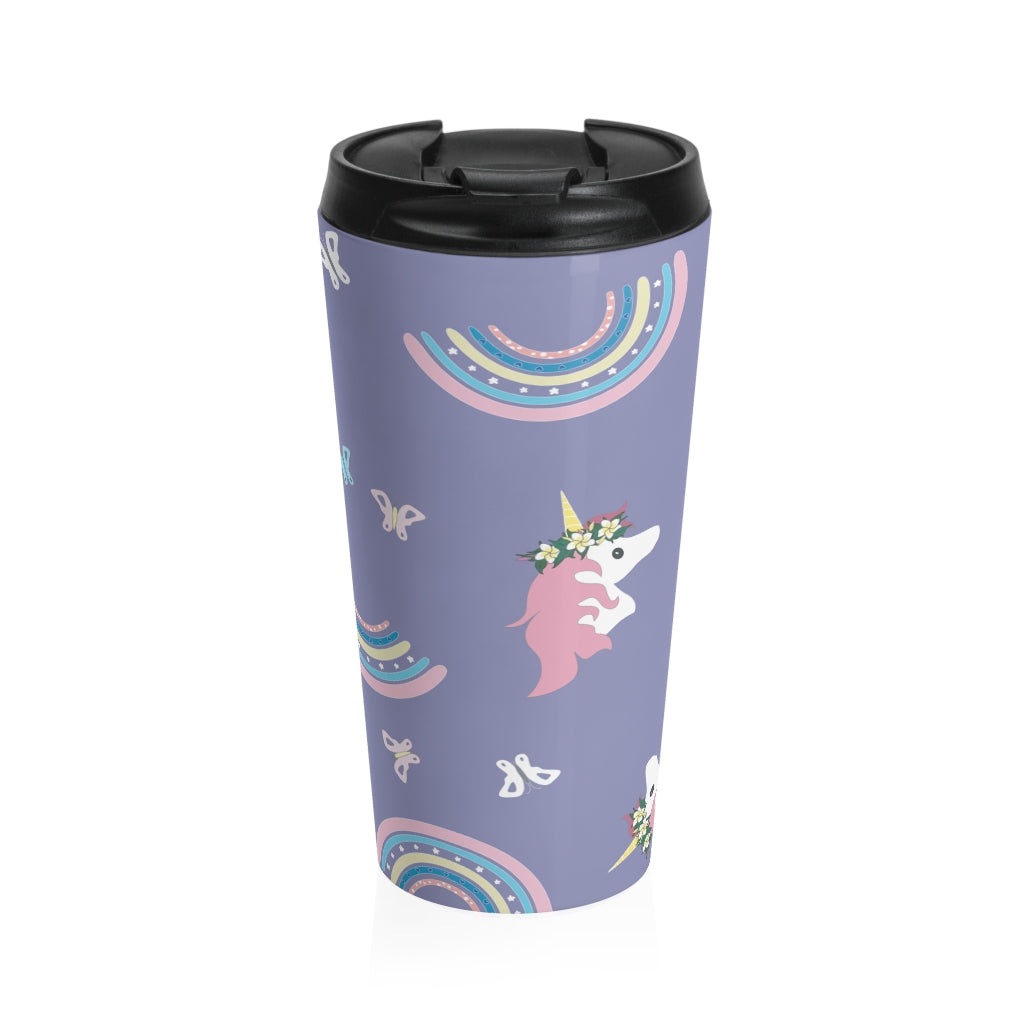 Tumbler/Travel Mug 15 oz- Unicorn Lane