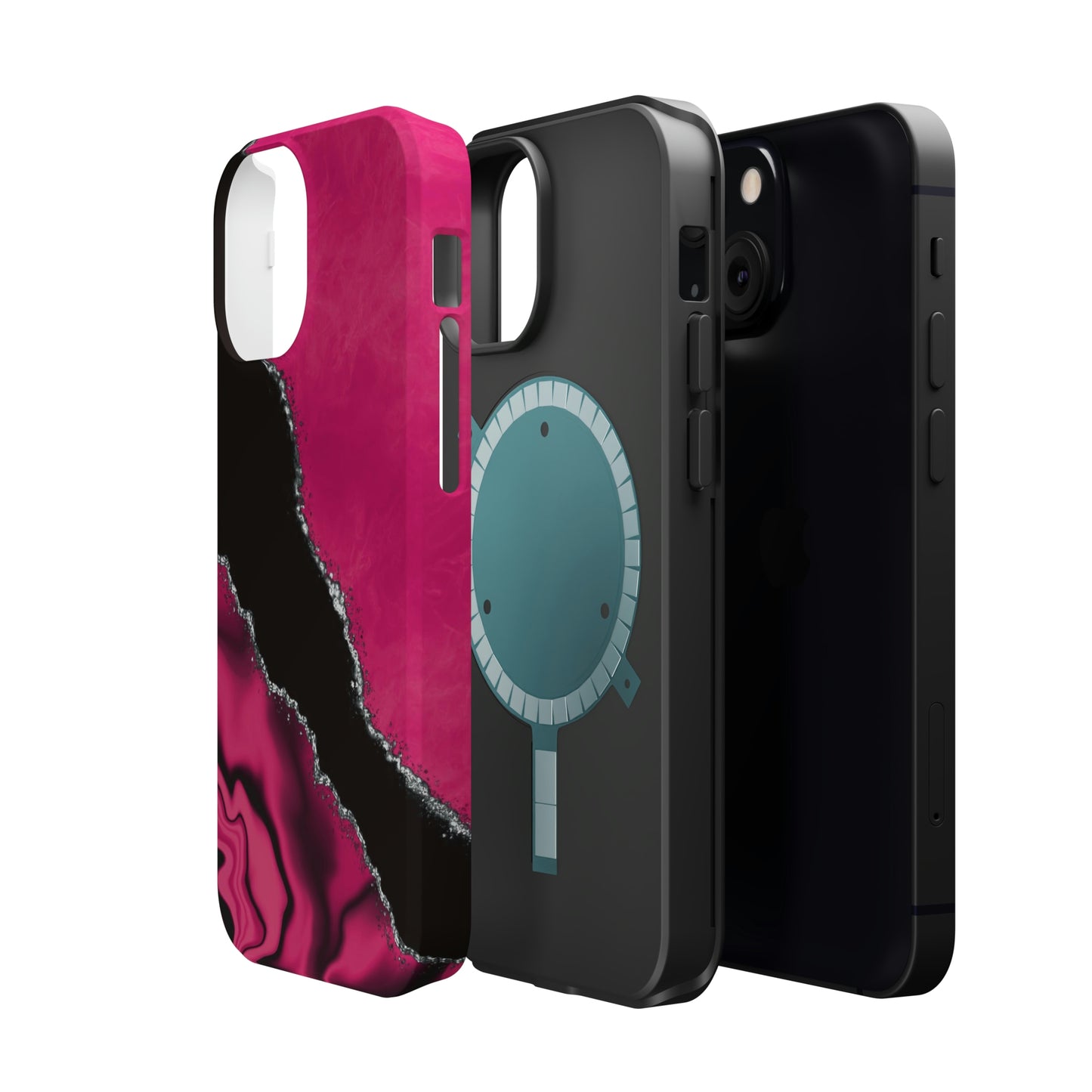 Marble Art Hot Pink Geode, MagSafe