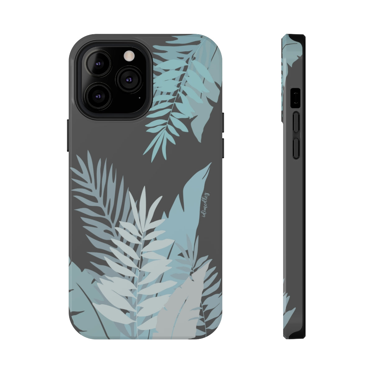 Whispering Leaves (Blue and Gray)