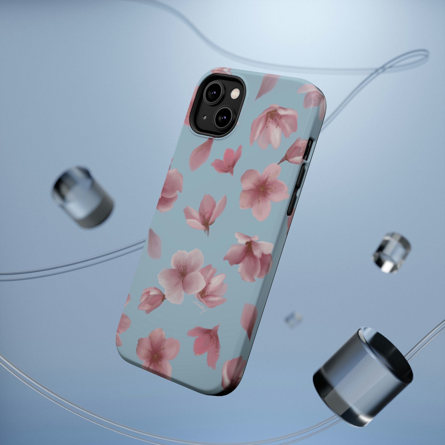 Sakura Cherry Blossoms in Spring (Light Blue), MagSafe
