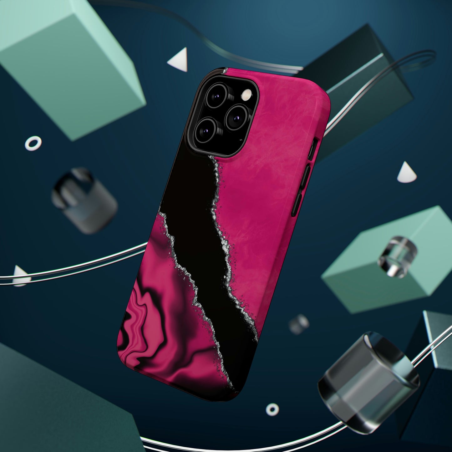 Marble Art Hot Pink Geode, MagSafe