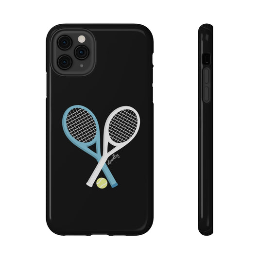 Tennis Racket Crossing (Black)
