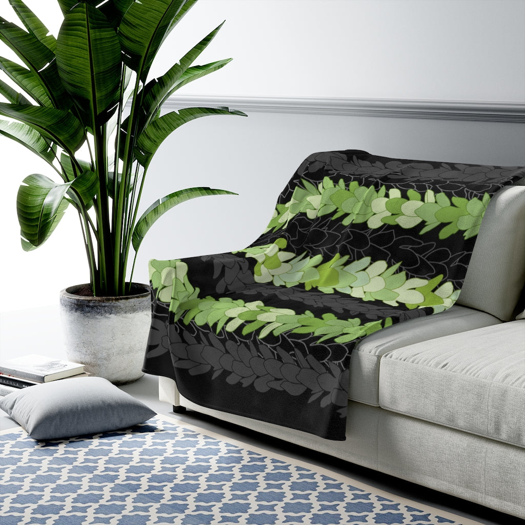 Velveteen Blanket- Pakalana Night Bouquet