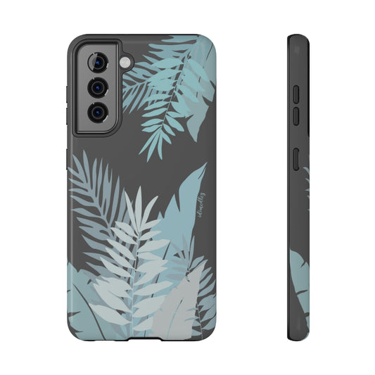 Whispering Leaves (Blue and Gray)