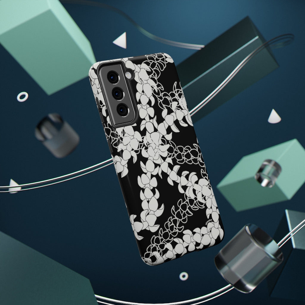 Puakenikeni Curvilinear Lei (Black)