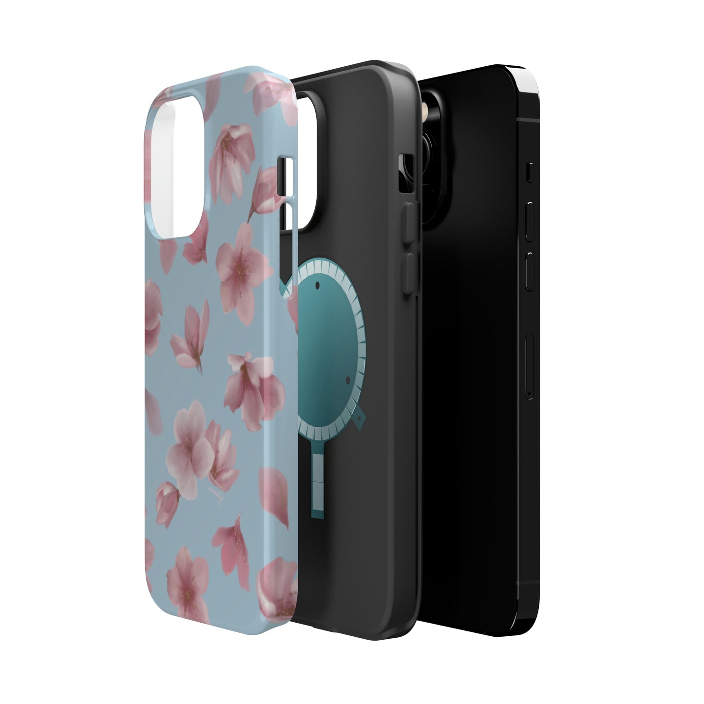 Sakura Cherry Blossoms in Spring (Light Blue), MagSafe
