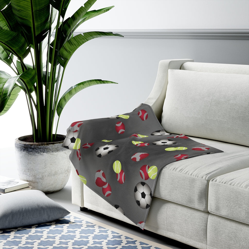 Velveteen Blanket- Toss it Hooman!