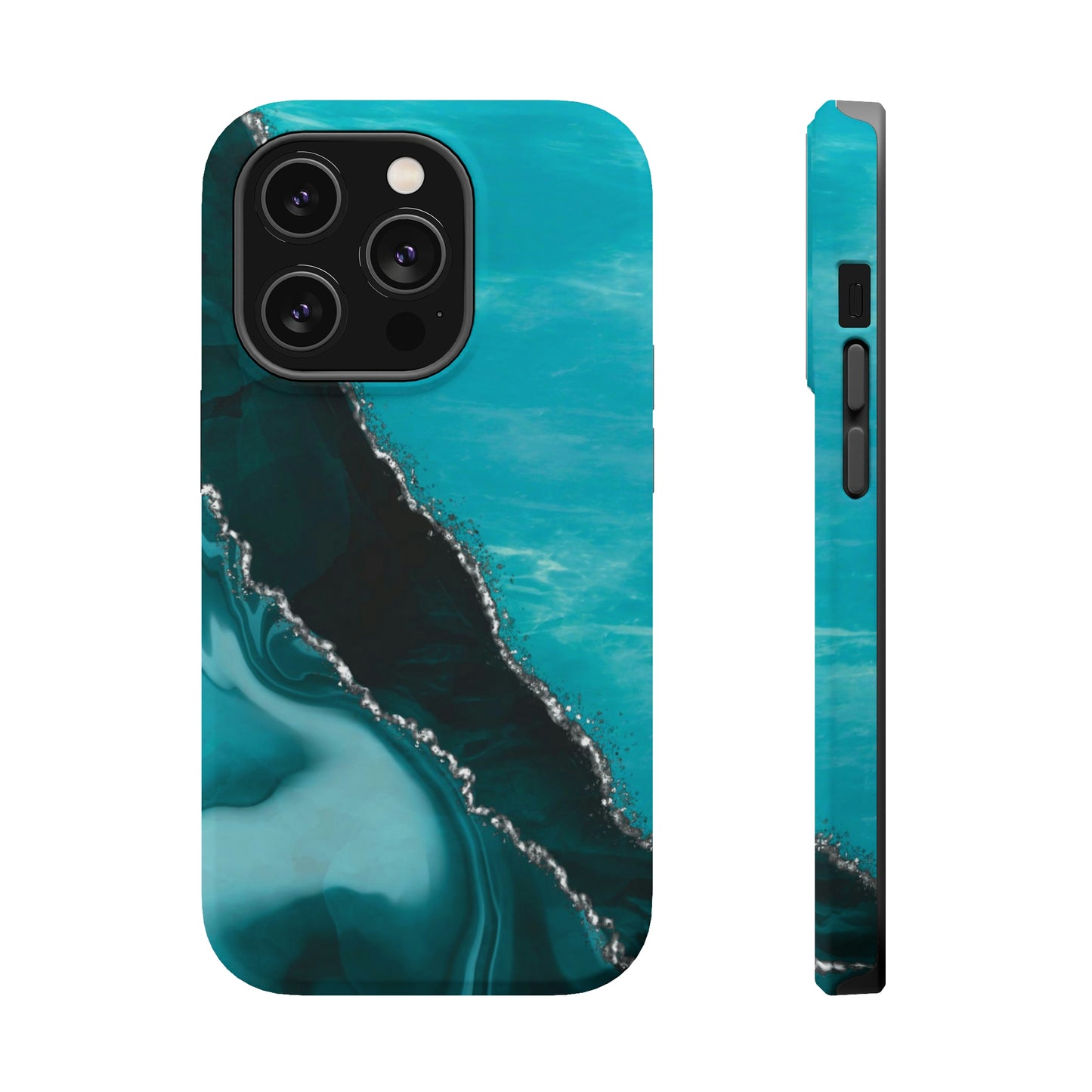Marble Art Turquoise Geode, MagSafe