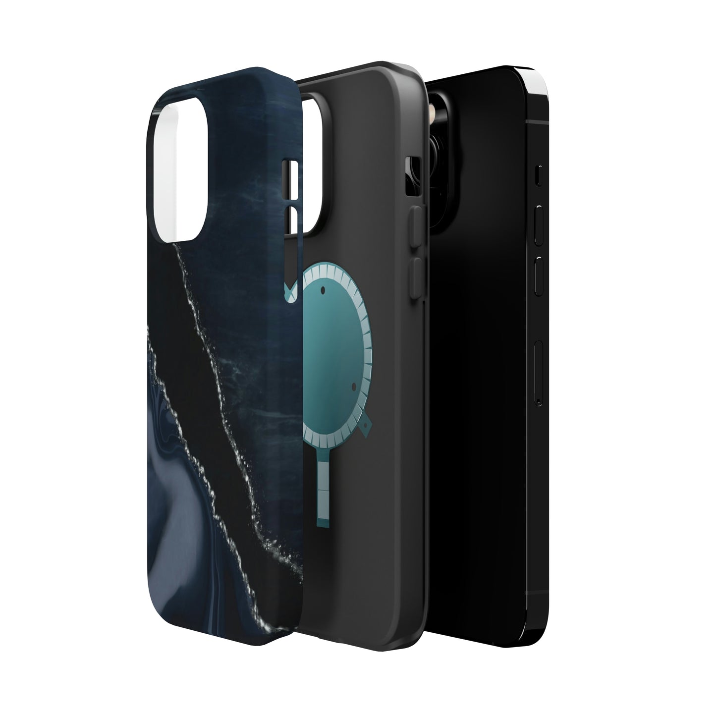 Marble Art Dark Blue Geode, MagSafe