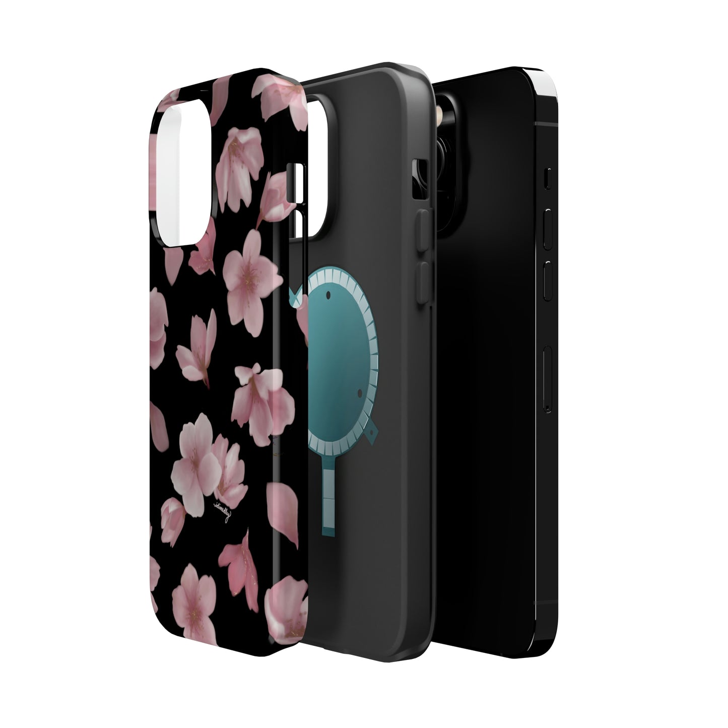 Sakura Cherry Blossoms in Spring (Black), MagSafe
