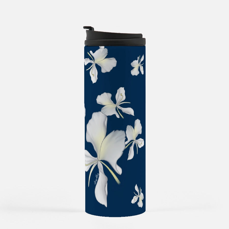 Thermal Tumbler 16 oz- Awapuhi Falling (Navy Blue)