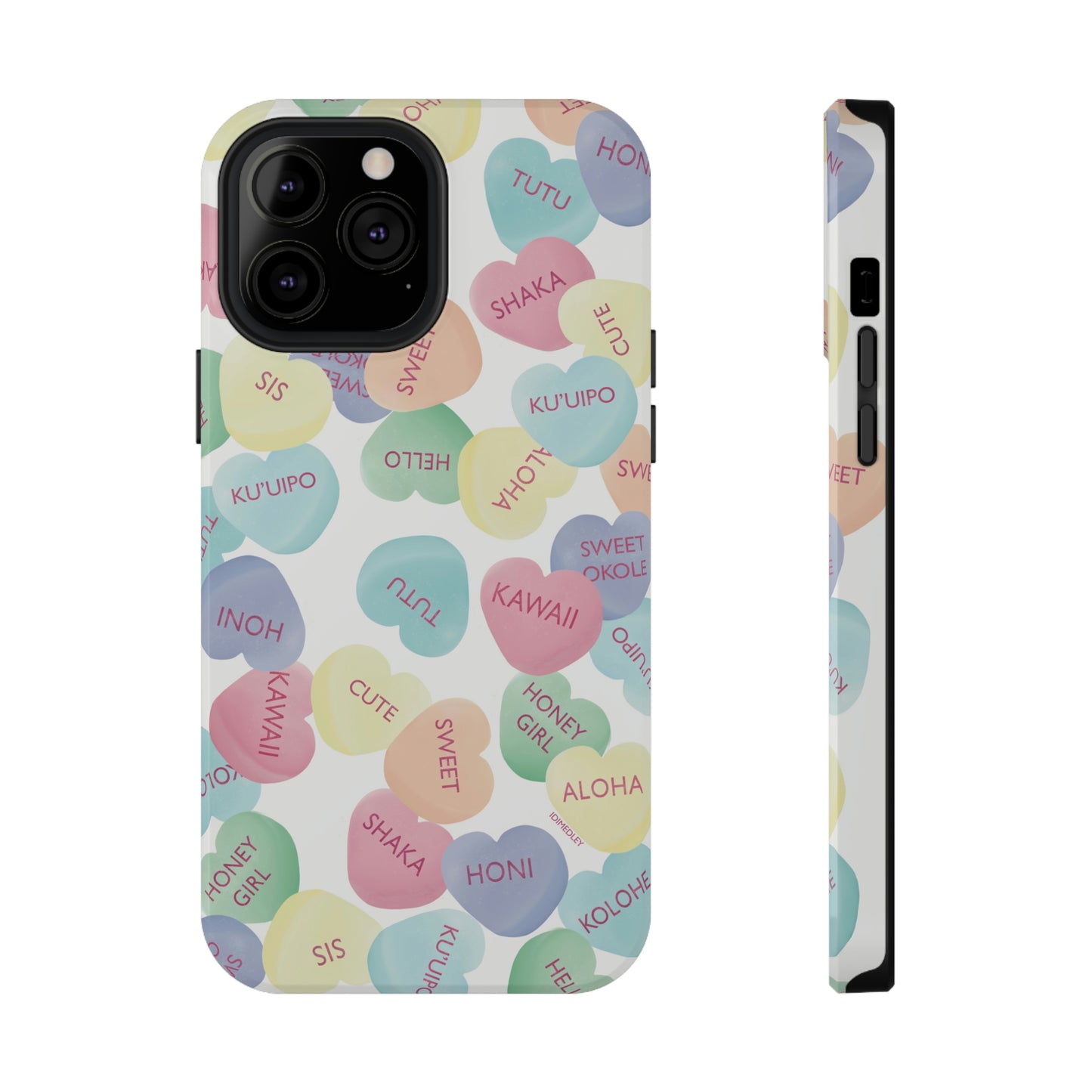 Candy Conversation Hearts Hawaii Style (White)