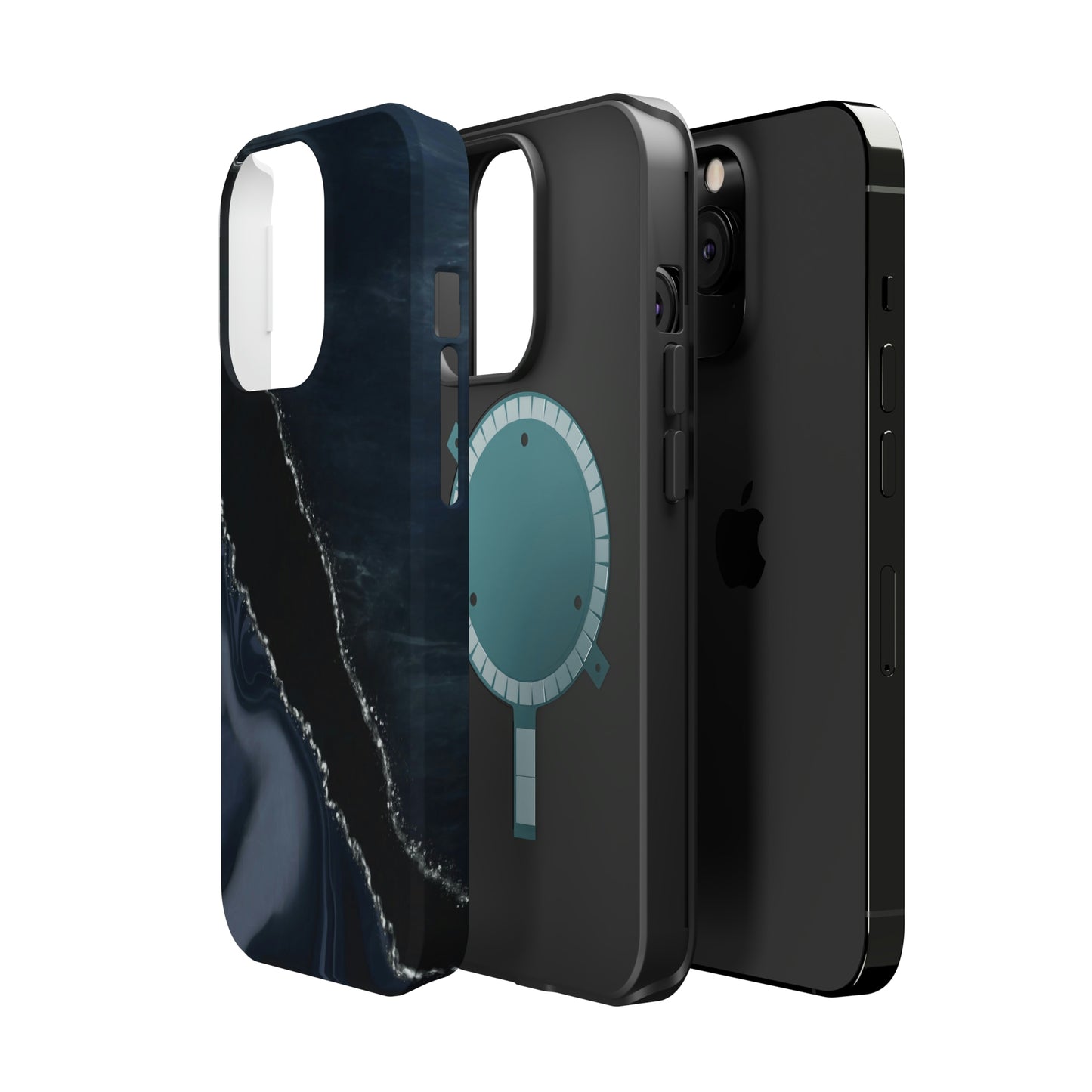Marble Art Dark Blue Geode, MagSafe