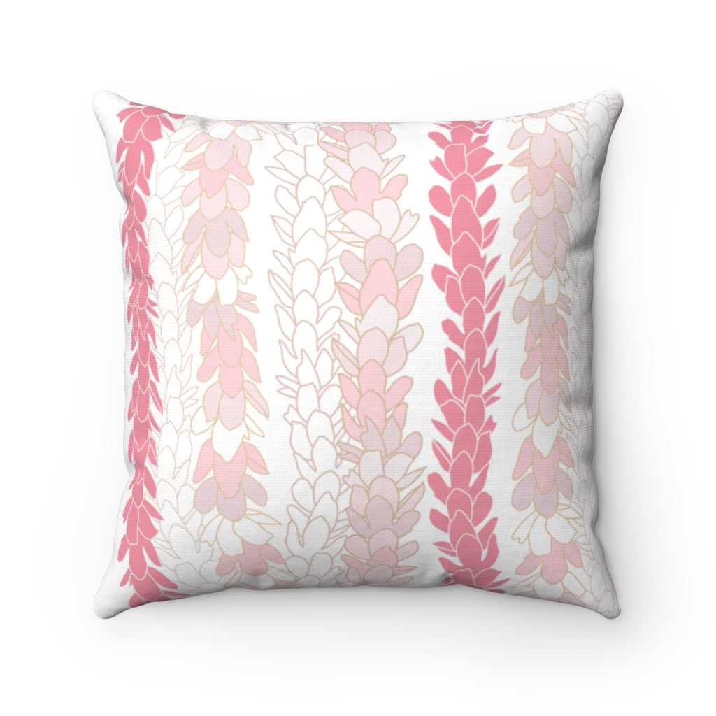 Canvas Throw Pillow Case- Pakalana Stringing Pink