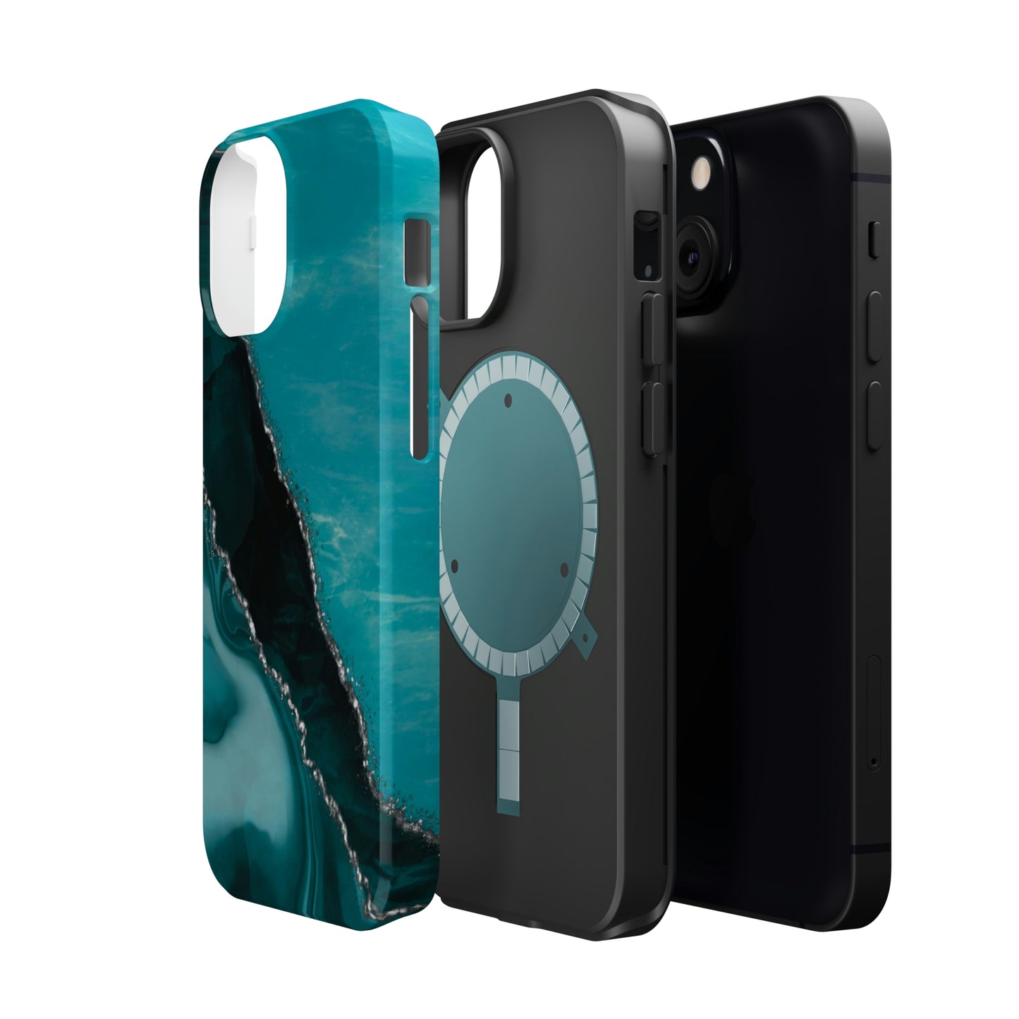 Marble Art Turquoise Geode, MagSafe
