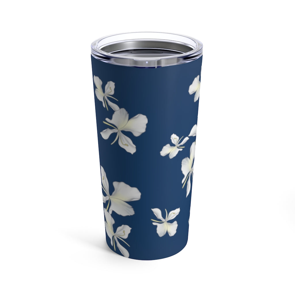 Tumbler 20oz- Awapuhi Falling (Navy Blue)