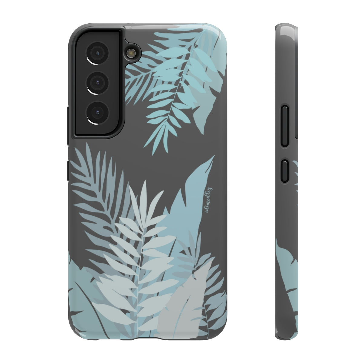 Whispering Leaves (Blue and Gray)