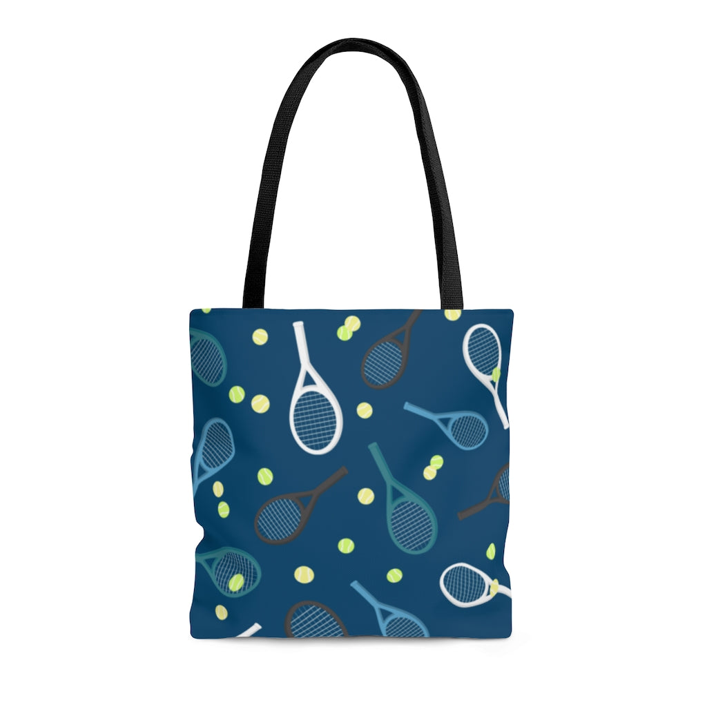 Tote bag- Tennis Precession (Deep Ocean)