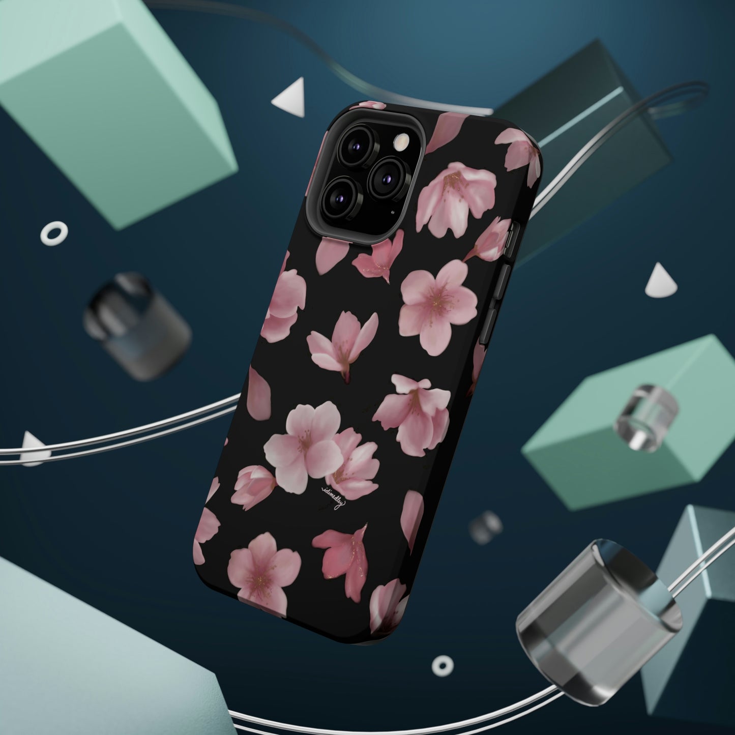 Sakura Cherry Blossoms in Spring (Black), MagSafe